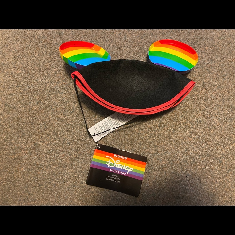 Mickey Mouse Ear Hat for Adults Rainbow Disney Collection LGBTQIA - Picture 2 of 5